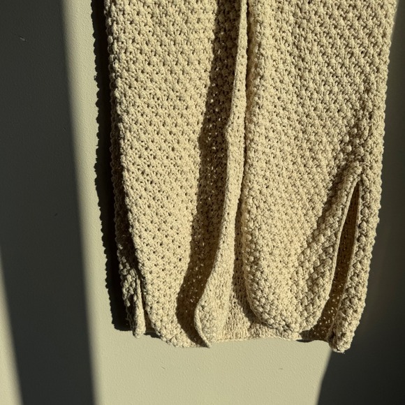 Vintage Harold's 100% Silk Button Front Chunky Knit Sleeveless Cardigan - Picture 5 of 11